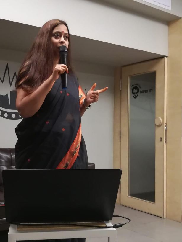 Dr. Swapna Palkar — a moment from talks and gatherings