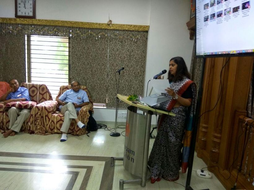 Dr. Swapna Palkar — a moment from talks and gatherings